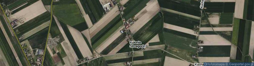 Zdjęcie satelitarne Kolonia Strzegocin ul.